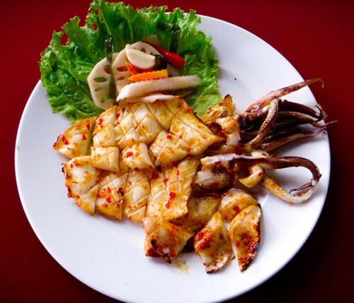 Muc mot nang chien nuoc mam 1